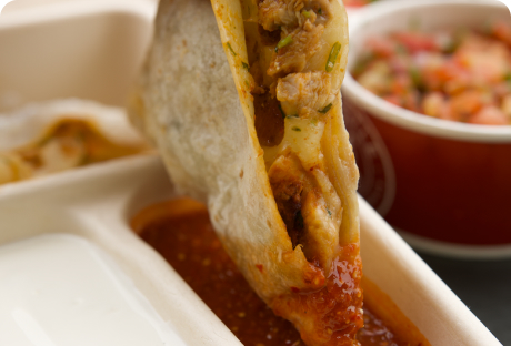 A Chipotle Pollo Asado quesadilla.